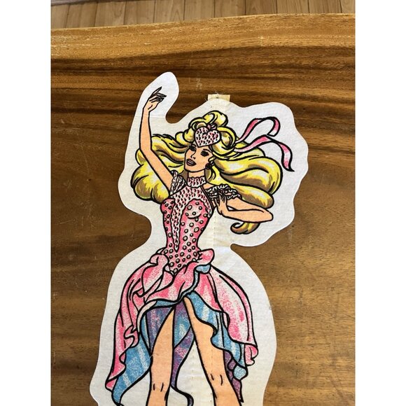 Barbie Ice Capades 50th Anniversary Pennant 1989 Souvenir 23” ( NO STICK ) - Picture 7 of 12